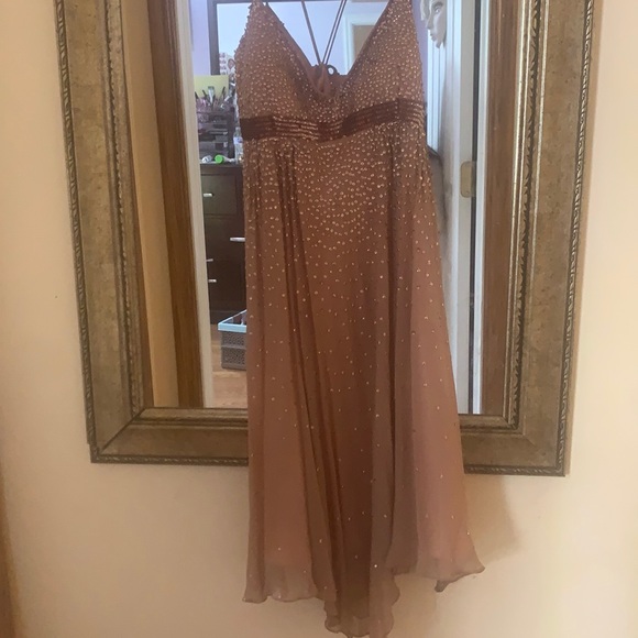 Niteline nude and peach dress - Picture 1 of 6